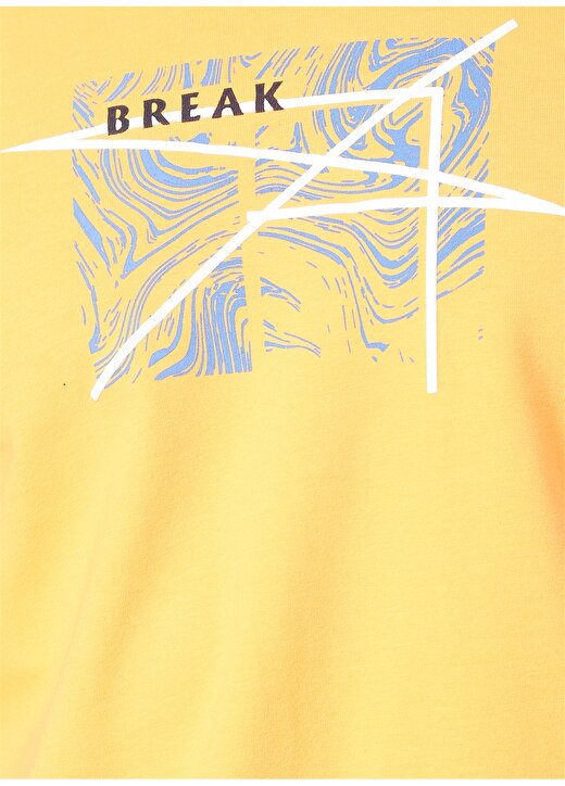 Fabrika Sports S-Break O Yaka Basic Düz Turuncu Erkek T-Shirt 4