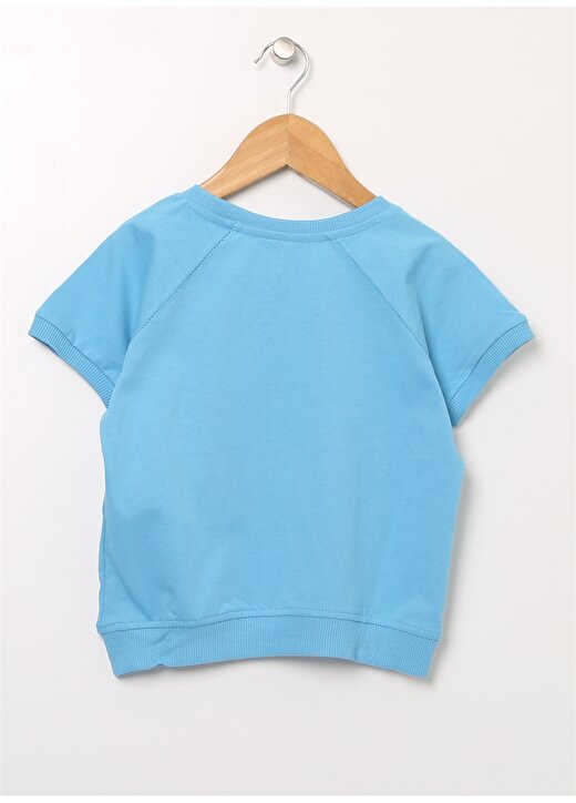 Limon Baskılı Mavi Erkek Çocuk T-Shirt O BOY 2