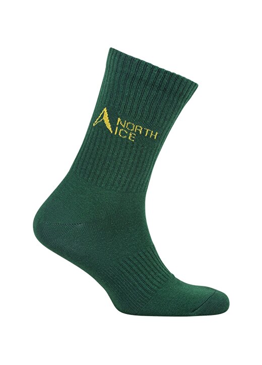 North Ice Düz Yeşil Erkek Çorap 3