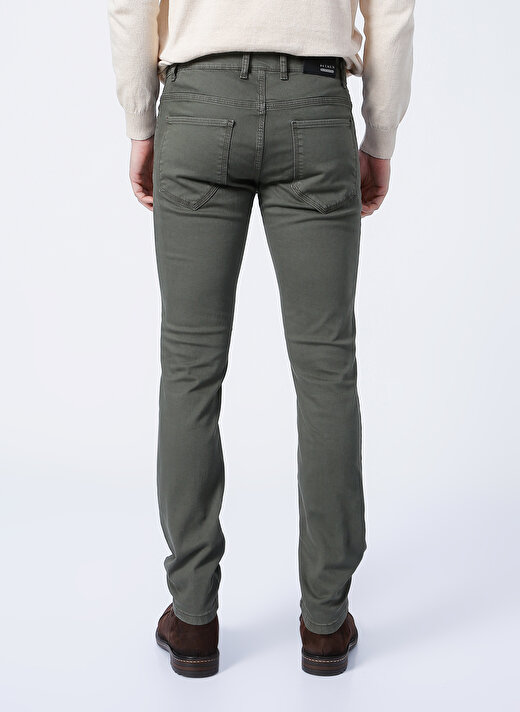 Beymen Business 4B1600000101  Normal Bel Slim Fit  Yeşil Erkek Pantolon 4