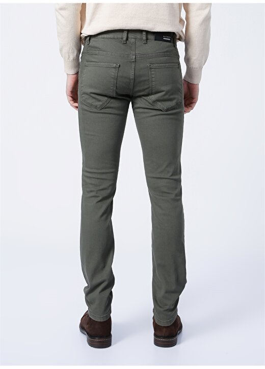 Beymen Business 4B1600000101 Normal Bel Slim Fit Yeşil Erkek Pantolon 4