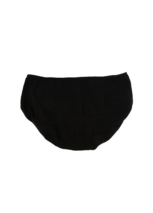 Magic Form 580 Normal Bel Desenli Siyah Kadın Bikini Külot 2