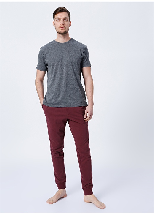 Ds Damat Ds200012004 Normal Bel Bordo Erkek Pijama Alt 1