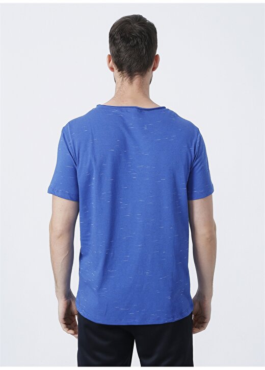 The Don 600Tdntst013010 Regular Fit Düz Koyu Mavi Erkek T-Shirt 4