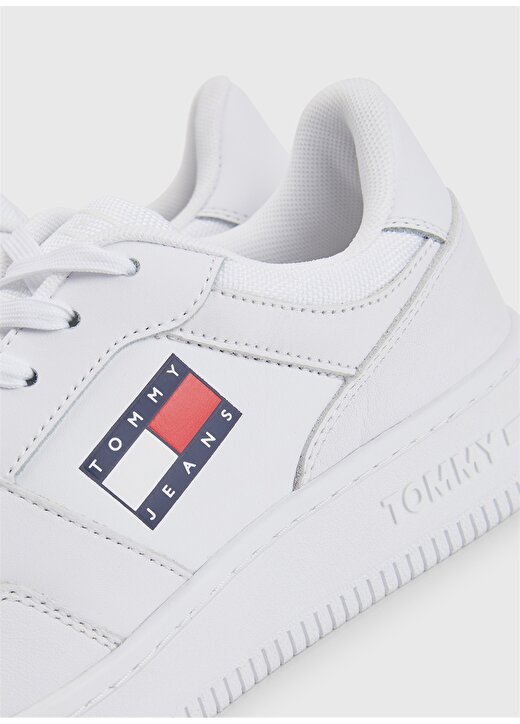 Tommy Hilfiger Beyaz Kadın Sneaker EN0EN01723YBR 4