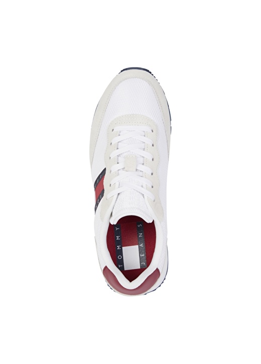 Tommy Hilfiger EN0EN01671YBR Süet Beyazkadın Sneaker 3