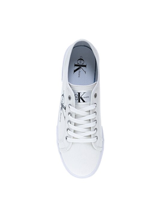 Calvin Klein Beyaz Erkek Sneaker YM0YM00306YAF 4
