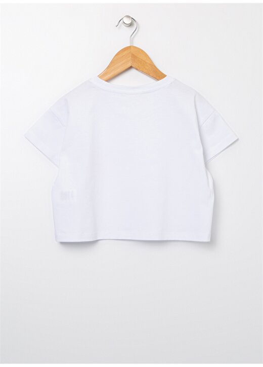 Aeropostale Baskılı Beyaz Kız Çocuk T-Shirt 22SAG-06 2