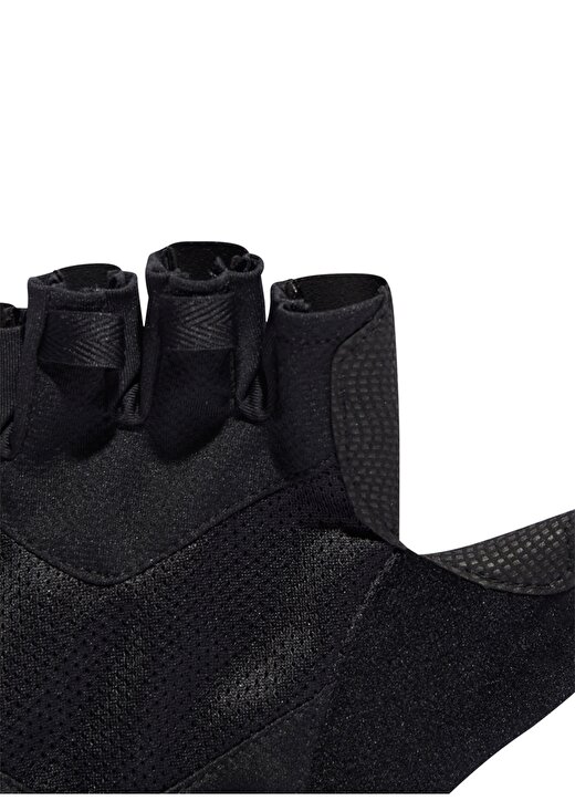 Adidas Siyah - Beyaz Fitness Eldiveni HA5554 TRAINING GLOVE 3