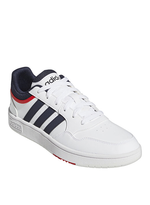 adidas Beyaz - Lacivert Erkek Lifestyle Ayakkabı GY5427 HOOPS 3.0 3