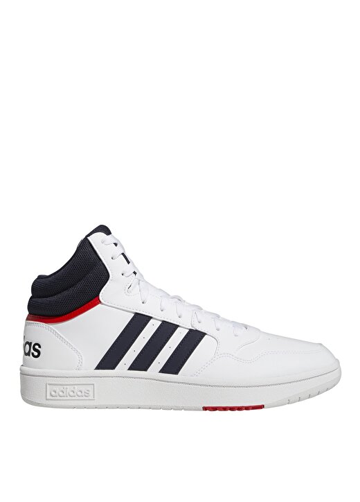 Adidas Beyaz - Lacivert Erkek Bilekli Lifestyle Ayakkabı GY5543 HOOPS 3.0 MID 1