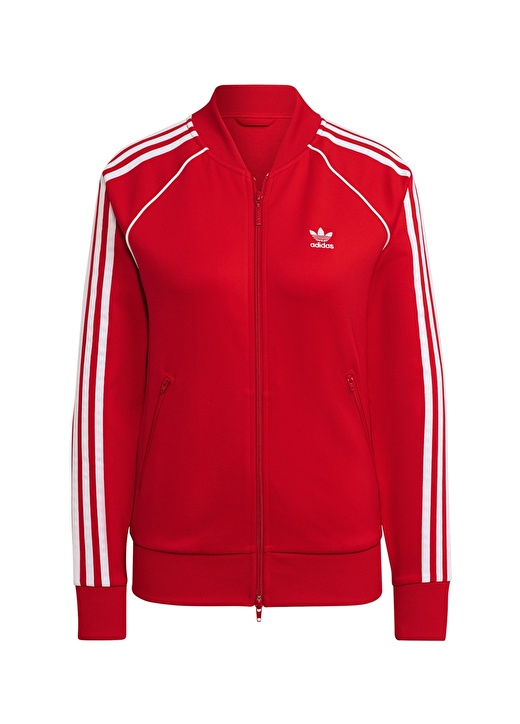 Adidas He9562 Sst Tracktop Pb Dik Yaka Normal Kalıp Düz Kadın Zip Ceket 2