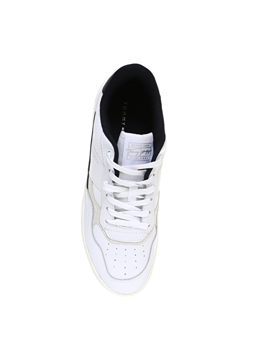 Tommy Hilfiger Beyaz Erkek Sneaker FM0FM04006YBR 4