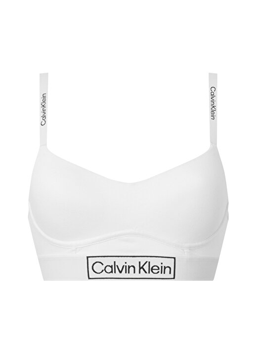 Calvin Klein 000QF6770E100 Beyaz Kadın Bralet Sütyen 1