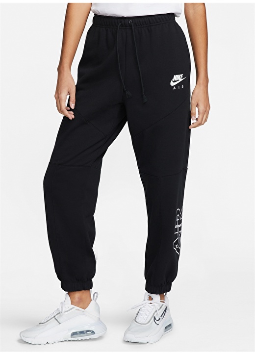 Nike Normal Siyah Kadın Eşofman Altı DM6061-010 W NSW AIR FLC PANT 1