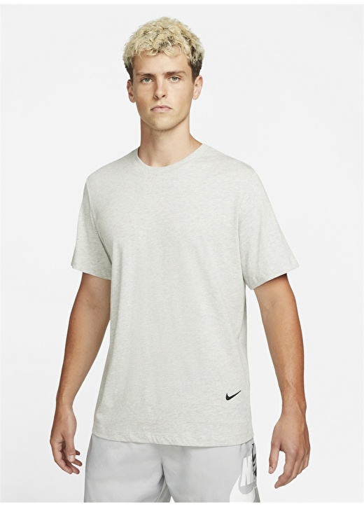 Nike Dm2386-050 M Nsw Tee Sustainability Bisiklet Yaka Normal Kalıp Düz Açık Gri Erkek T-Shirt 1