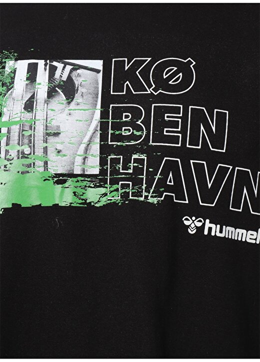 Hummel HAVN Siyah Erkek T-Shirt 911506-2001 4