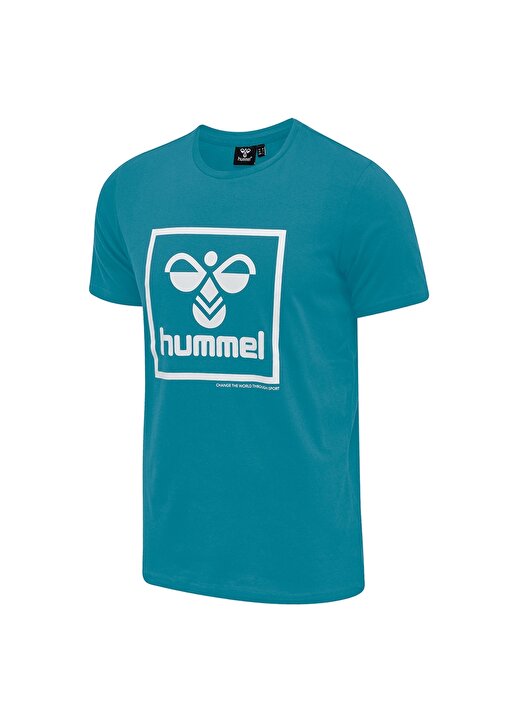 Hummel T-ISAM Turkuaz Erkek T-Shirt 911558-5519 1