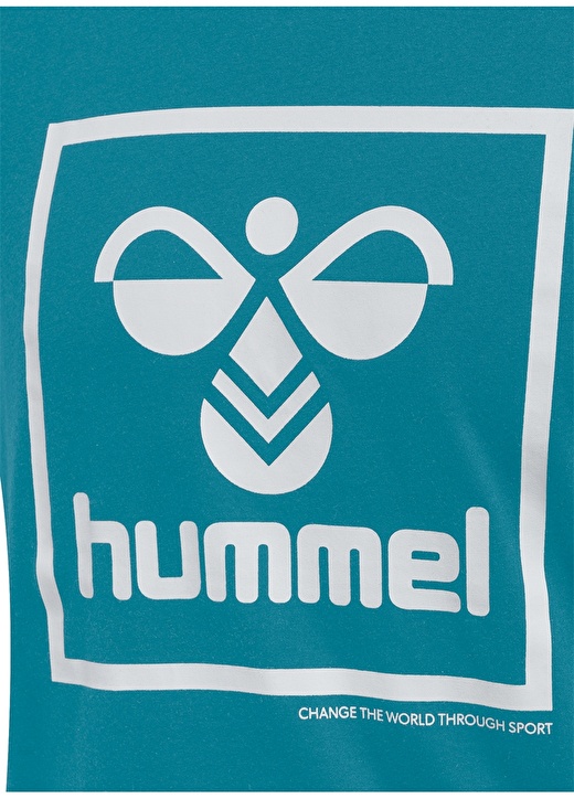 Hummel T-ISAM Turkuaz Erkek T-Shirt 911558-5519 4