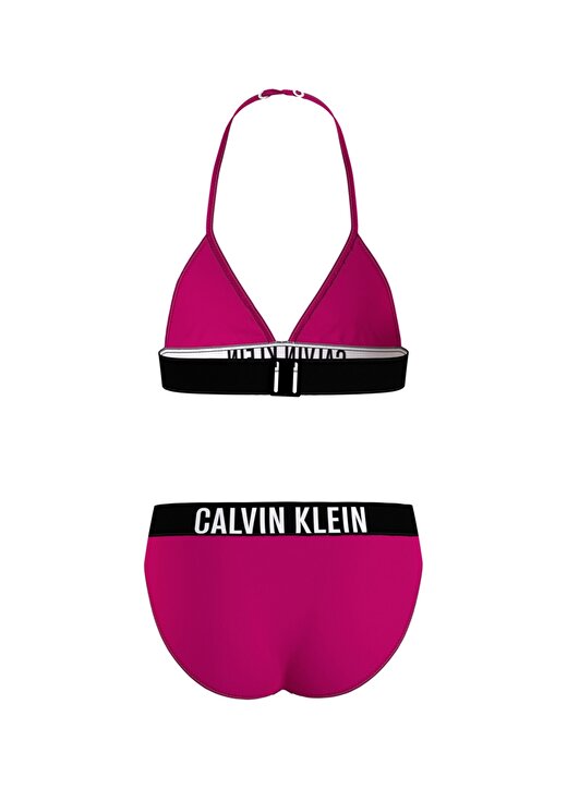 Calvin Klein Pembe Kız Çocuk Bikini Takım KY0KY00009-TRIANGLE BIKINI SET 2