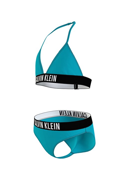 Calvin Klein Mavi Kız Çocuk Bikini Takım KY0KY00009-TRIANGLE BIKINI SET 2