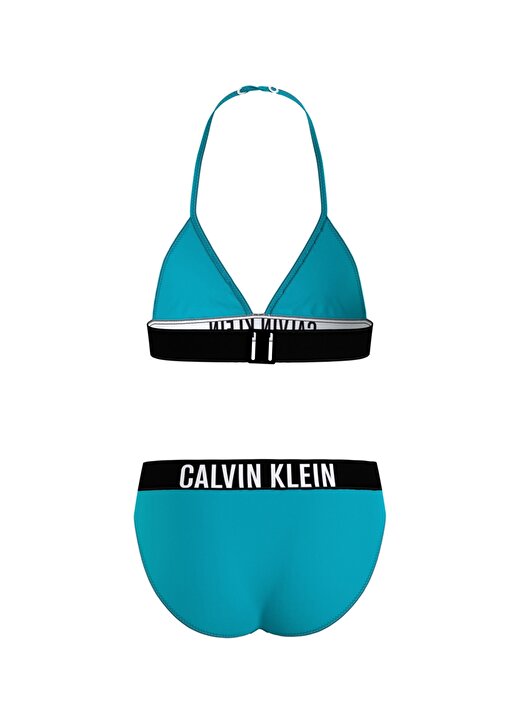 Calvin Klein Mavi Kız Çocuk Bikini Takım KY0KY00009-TRIANGLE BIKINI SET 3