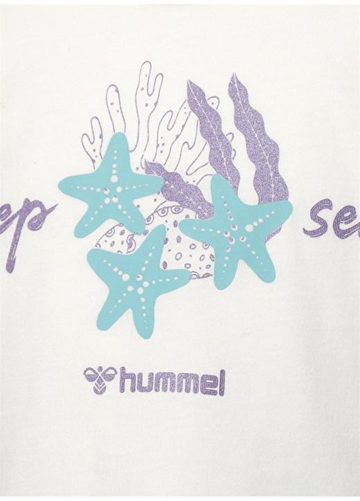 Hummel ASTERIODA T-SHIRT S/S Beyaz Kız Çocuk T-Shirt 911470-9003 4