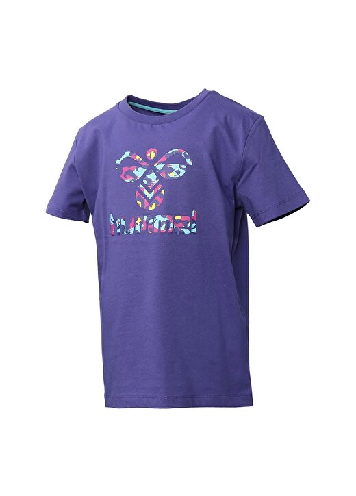 Hummel ALNON T-SHIRT S/S Mavi Kız Çocuk T-Shirt 911465-1047 1