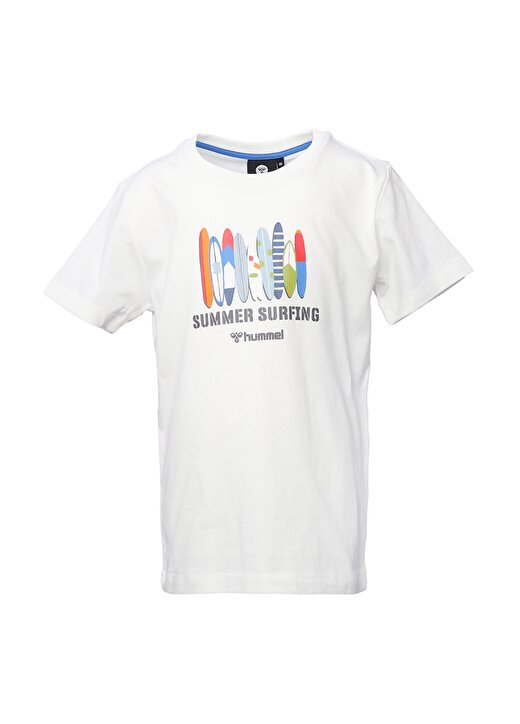 Hummel LEVI Beyaz Erkek Çocuk T-Shirt 911516-9003 2