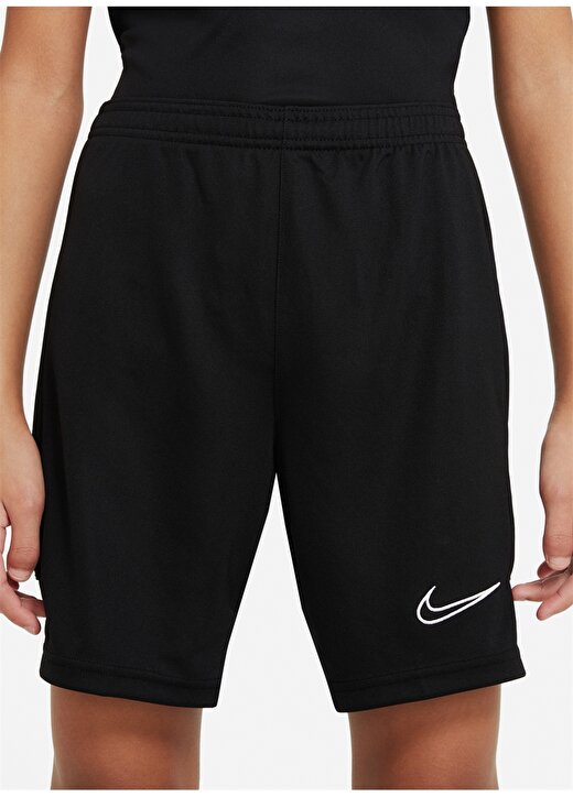 Nike CW6109 Standart Kalıp Düz Siyah - Gri Erkek Çocuk Şort 2