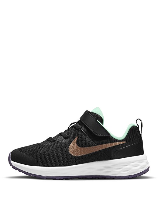 Nike Siyah - Gri - Gümüş Erkek Çocuk Yürüyüş Ayakkabısı DD1095 NIKE REVOLUTION 6 NN (PSV) 4