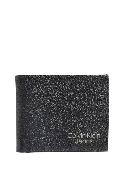 Calvin Klein Siyah Erkek Cüzdan MICRO PEBBLE BIFOLD 1