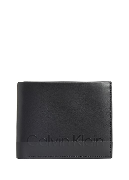 Calvin Klein 9X11x2 Siyah Erkek Cüzdan SUMMER PROOF BIFOLD 5CC WCOIN 1