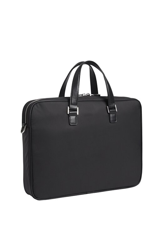Calvin Klein Siyah 28,5X39,5X6,5 Fermuarlı Laptop Çantası CLASSIC REPREVE LAPTOP BAG WPCKT 2