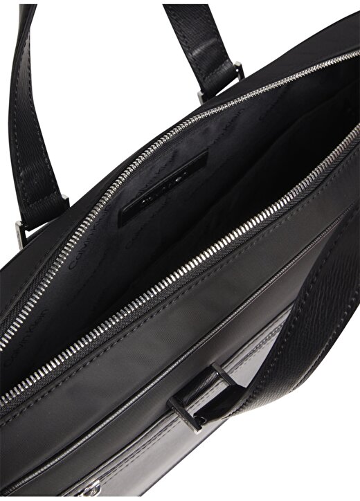 Calvin Klein Siyah 28,5X39,5X6,5 Fermuarlı Laptop Çantası CLASSIC REPREVE LAPTOP BAG WPCKT 3