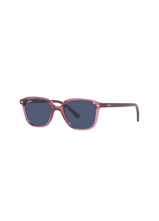 Ray-Ban Jr. Leonard RJ9093S Kare Şeffaf Pembe Unisex Güneş Gözlüğü 2