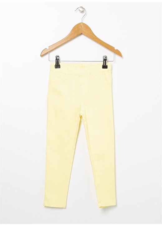 Koton Normal Kalıp Sarı Kız Çocuk Pantolon - 2Ykg47555ow 1