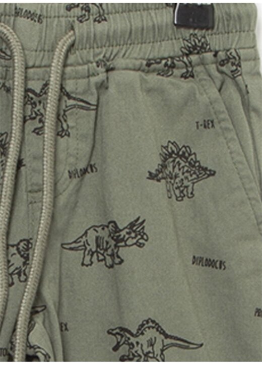Koton Çok Renkli Erkek Çocuk Desenli Pantolon 2YKB46368TW 3