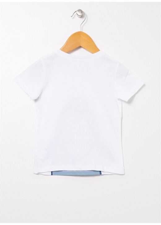 Koton Bisiklet Yaka Normal Kalıp Baskılı Beyaz Bebek T-Shirt - 2Smb10010tk 2