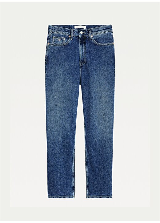 Tommy Jeans Straight Mavi Kadın Denim Pantolon DW0DW115831A5 4