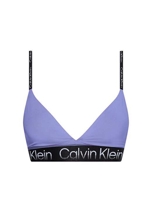Calvin Klein 00GWS2K111VDT Kalp Yaka Normal Kalıp Düz Mor Kadın Sporcu Sütyeni 1
