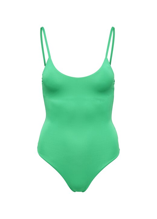 Only Onlelina Swimsuit Normal Kalıp Desenli Mint Yeşili Kadın Mayo 1