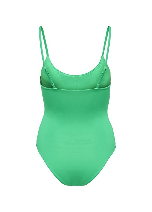 Only Onlelina Swimsuit Normal Kalıp Desenli Mint Yeşili Kadın Mayo 2