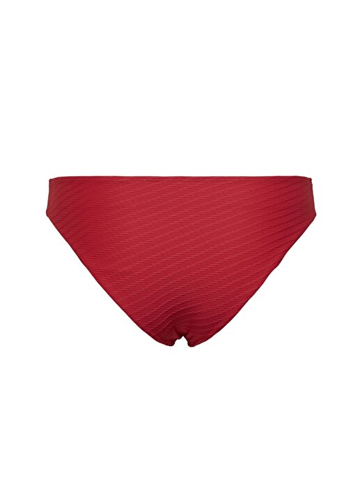 Only Onlkaja Struc Brazilian Normal Kalıp Düz Kırmızı Kadın Bikini Alt 2