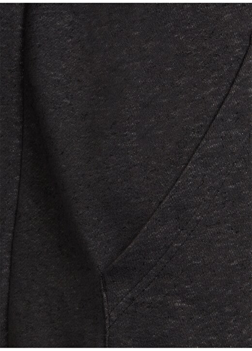 Adidas Kapüşonlu Lastikli Düz Siyah - Beyaz Erkek Çocuk Sweatshirt - HA3930 U3 Bar Hd 4