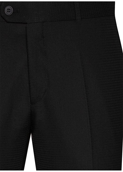 Süvari Normal Bel Normal Paça Slim Fit Siyah Erkek Pantolon PN1014100149 2