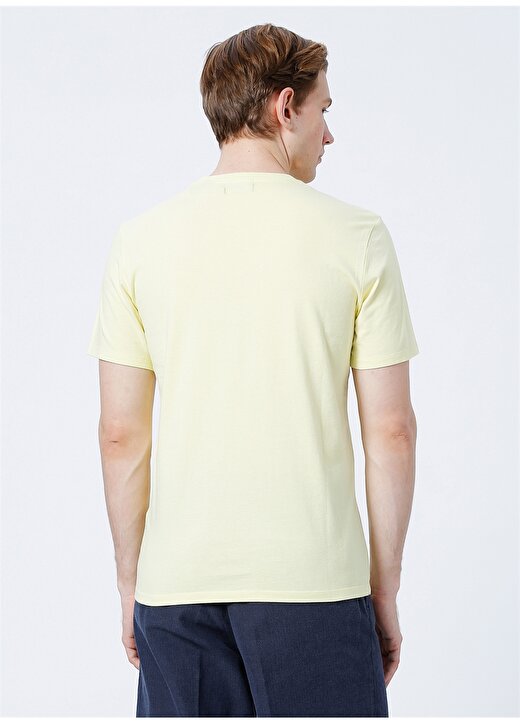 Dockers A1103-0016 Bisiklet Yaka Slim Fit Sarı Erkek T-Shirt 4
