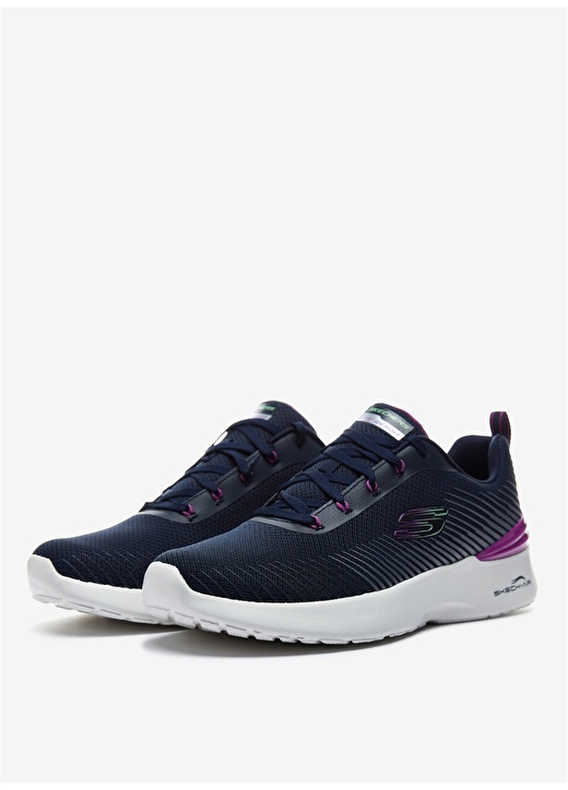 Skechers 149669 Nvpr Skech-Air Dynamight Lacivert - Mor Kadın Lifestyle Ayakkabı 3