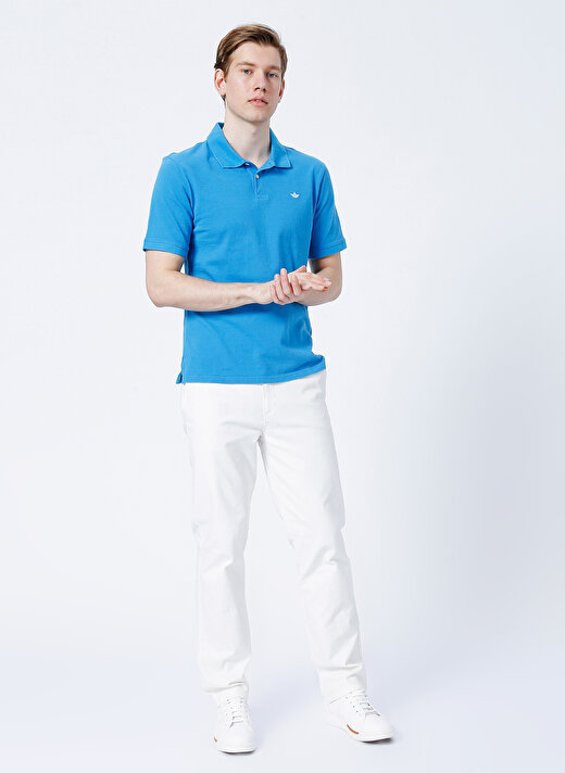 Dockers Polo Yaka Mavi Erkek Polo T-Shirt A1159-0020 2