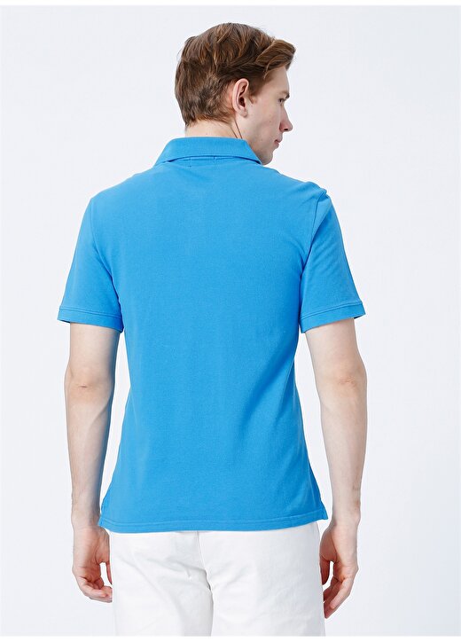 Dockers Polo Yaka Mavi Erkek Polo T-Shirt A1159-0020 4
